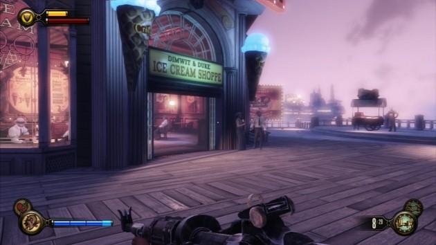 Screen from Bioshock Infinite.