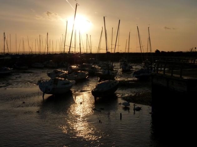 Sunset over the harbour at Hillhead, by Daily Echo reader Tim Such. Caught on Camera September 26, 2012.