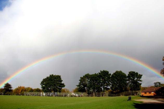 The playing fields at Chartwell Green, by Daily Echo reader Sid Carter. Caught on Camera November 5, 2012.