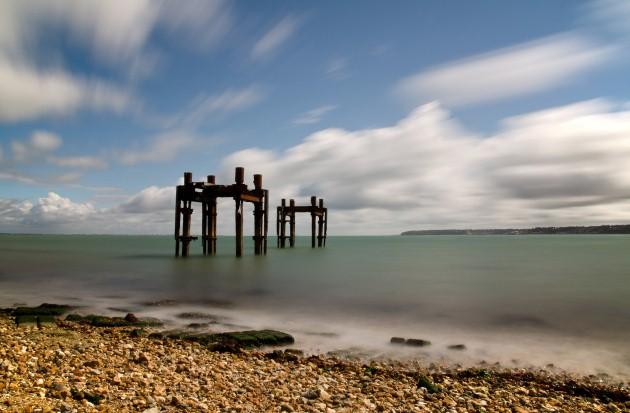 Second World War 'Dolphins' pictured at Lepe, by Daily Echo reader Andy Main. Caught on Camera November 12, 2012.