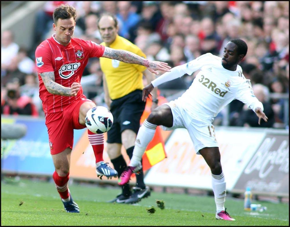 Images from Swansea City v Saints