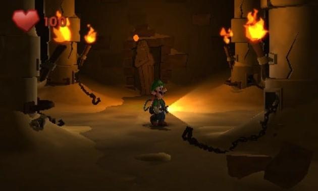 Screen from Luigi's Mansion 2.