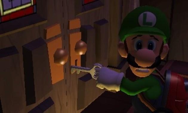 Screen from Luigi's Mansion 2.