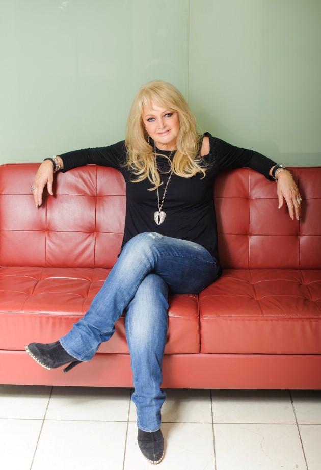 Singer Bonnie Tyler at Warner Music, in central London.
Picture date: Monday April 22, 2013. 