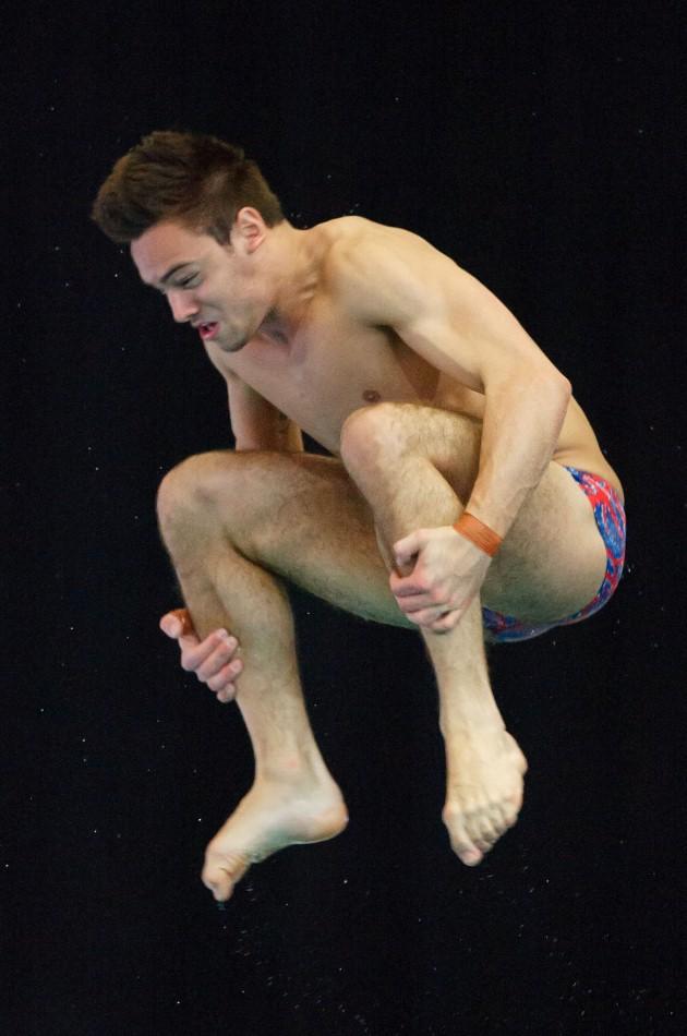 Britain's Tom Daley in a practice session during the FINA Diving World Series at the Royal Commonwealth Pool, Edinburgh.
Picture date: Saturday April 20, 2013.