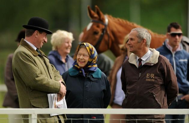 Queen Elizabeth II attends the Royal Windsor Horse Show at Windsor Castle, Berkshire.
Picture date: Wednesday May 8, 2013.