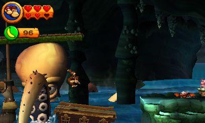 Screenshot from Donkey Kong Country Returns 3DS
