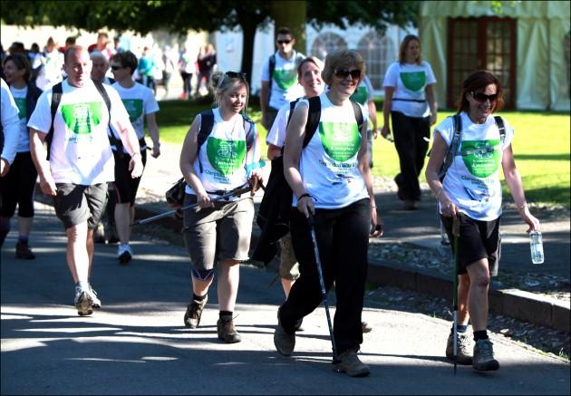 Picture from Clarendon Way Walk, in aid of Naomi House Children's Hospice.