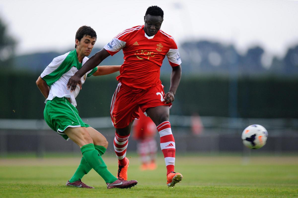Victor Wanyama in action for Saints