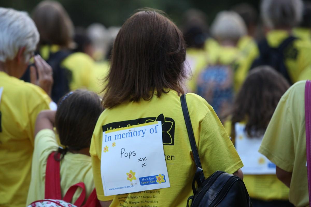 Picture from the Marie Curie Cancer Care 10k
