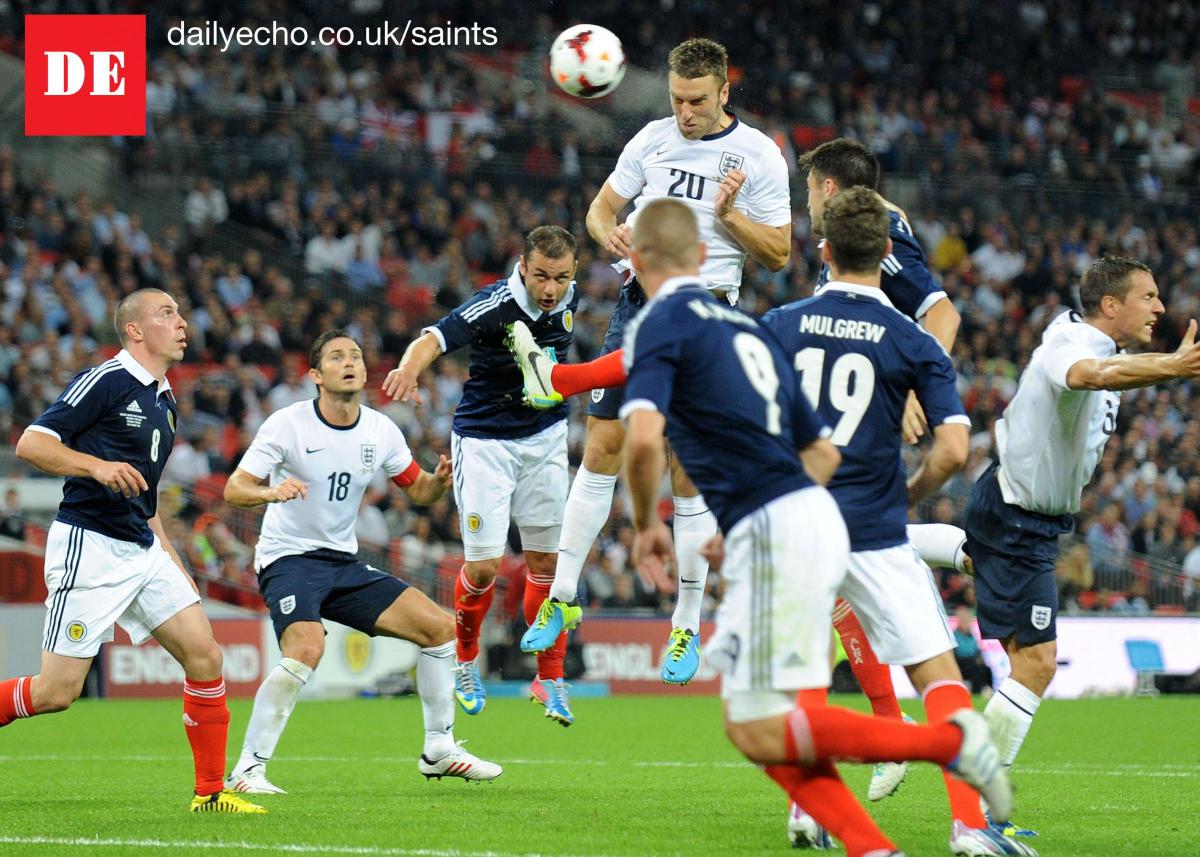 Lambert's England debut