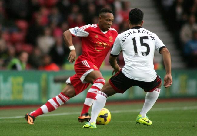 Images from the Barclay's Premier League match between Saints and Fulham at St Mary's Stadium. The unauthorised downloading, editing, copying or distribution of this image is strictly prohibited.