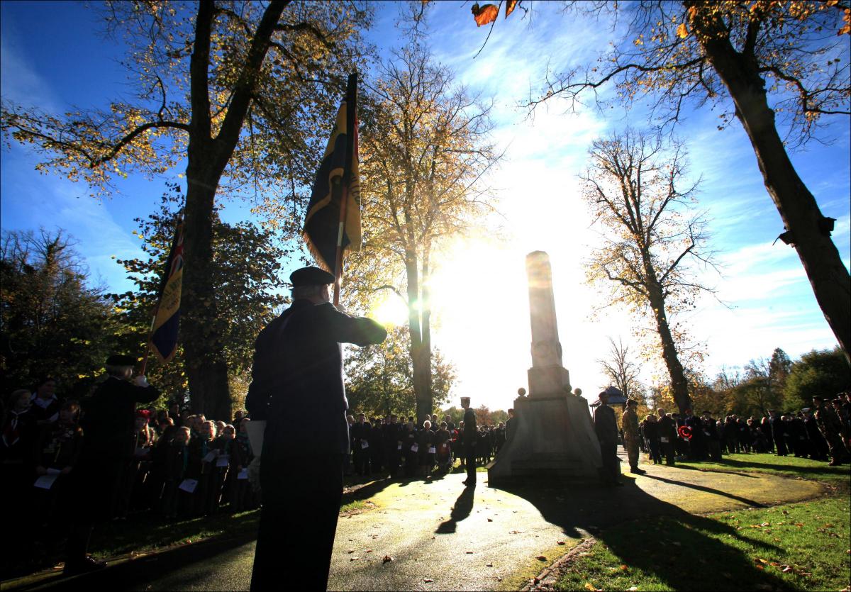 Pictures from the various remembrance services in the area - Romsey.