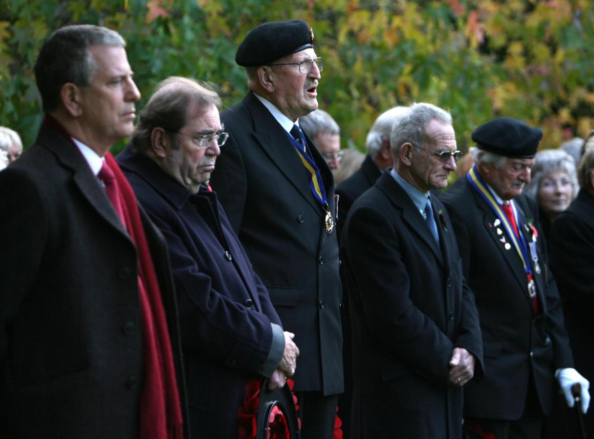 Pictures from the various remembrance services in the area - Netley.