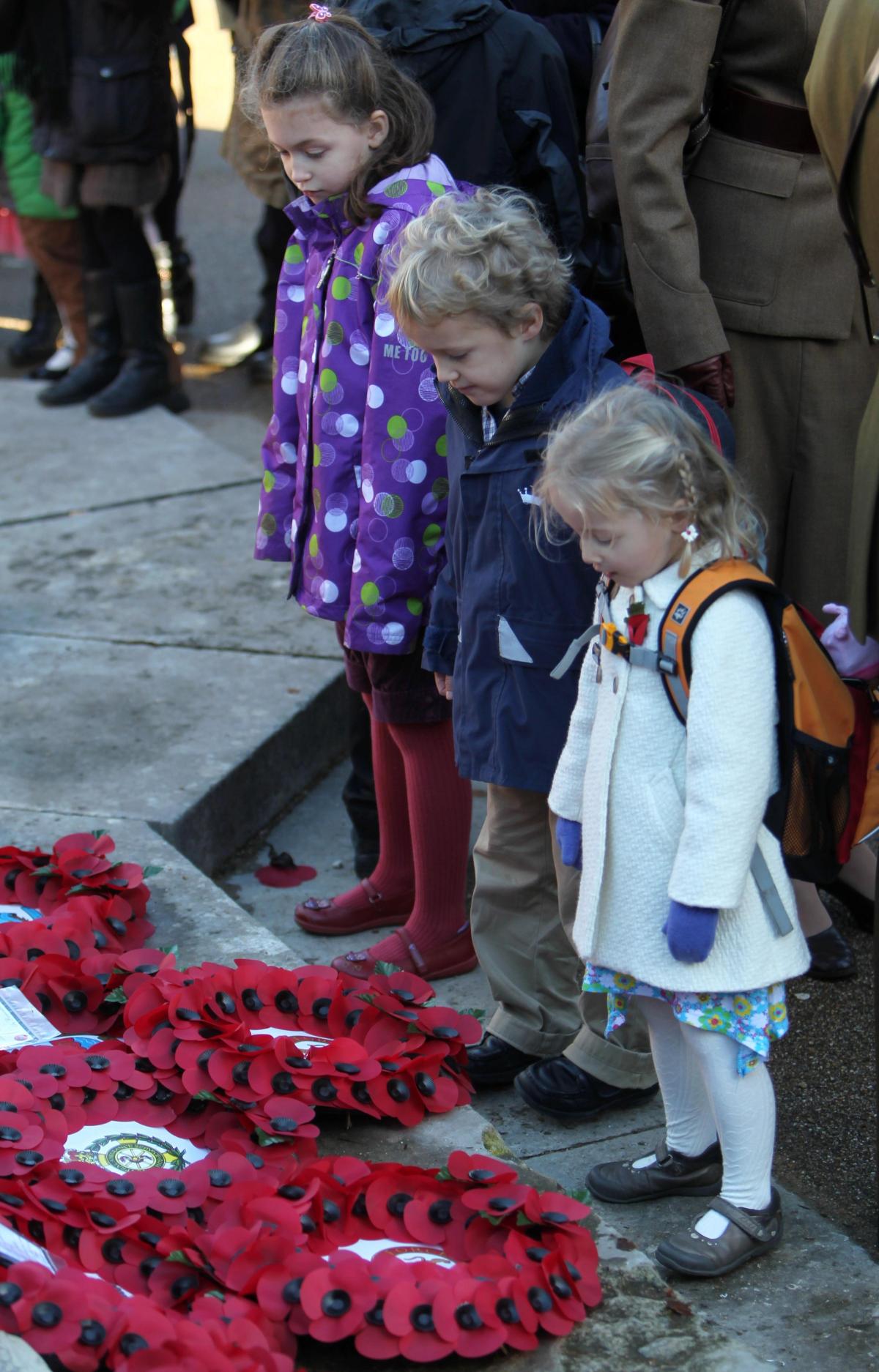 Pictures from the various remembrance services in the area - Winchester.