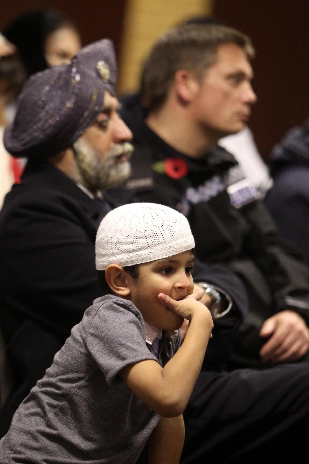 Pictures from the various remembrance services in the area - Medina Mosque.