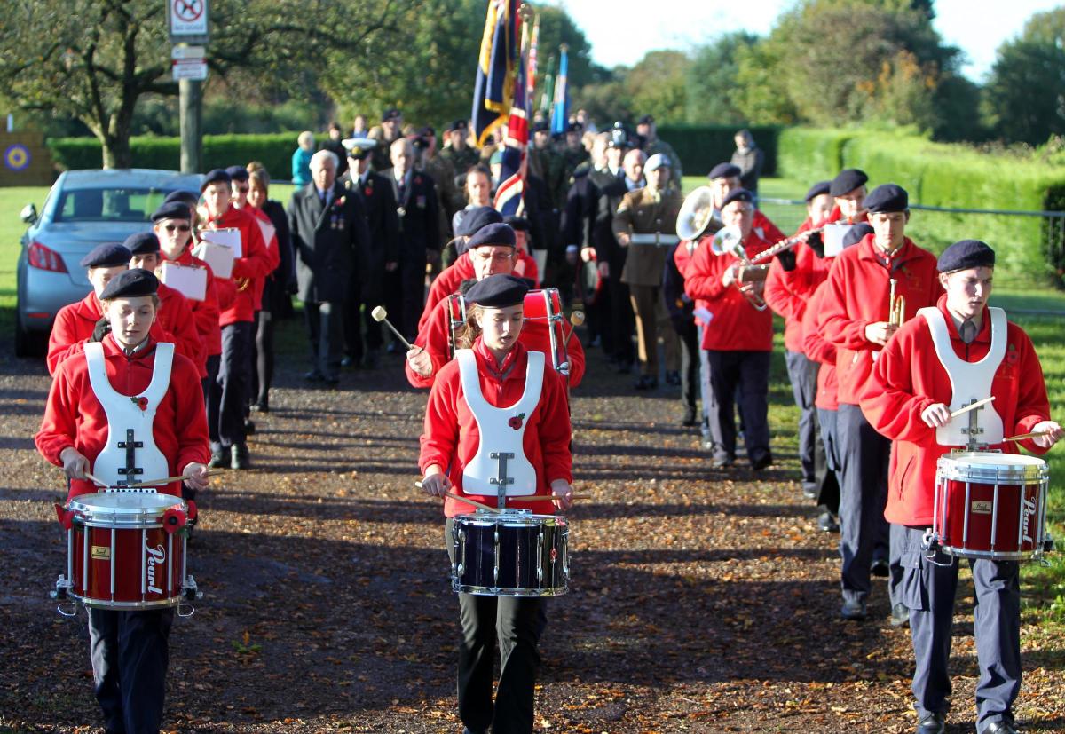 Pictures from the various remembrance services in the area - Copythorne.