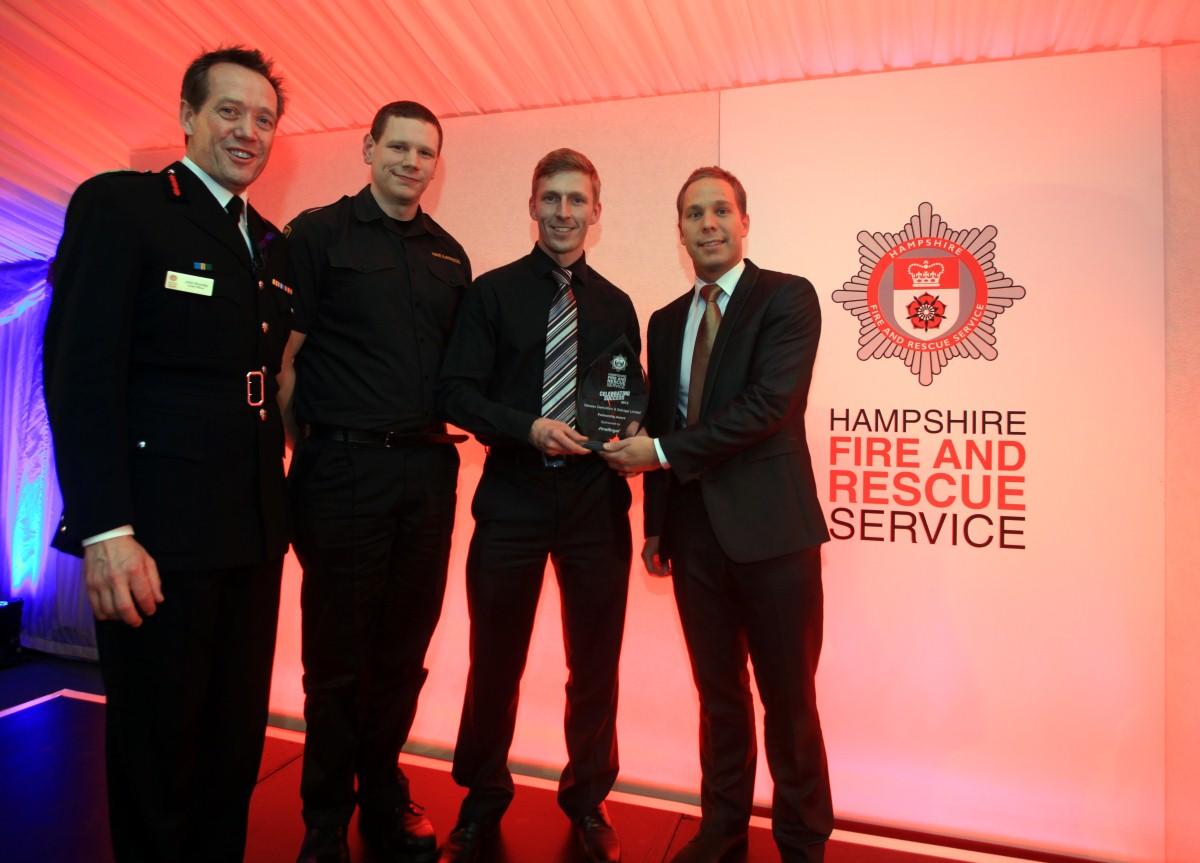 Picture from Hampshire Fires and Rescue Service Celebration of Success 2013.