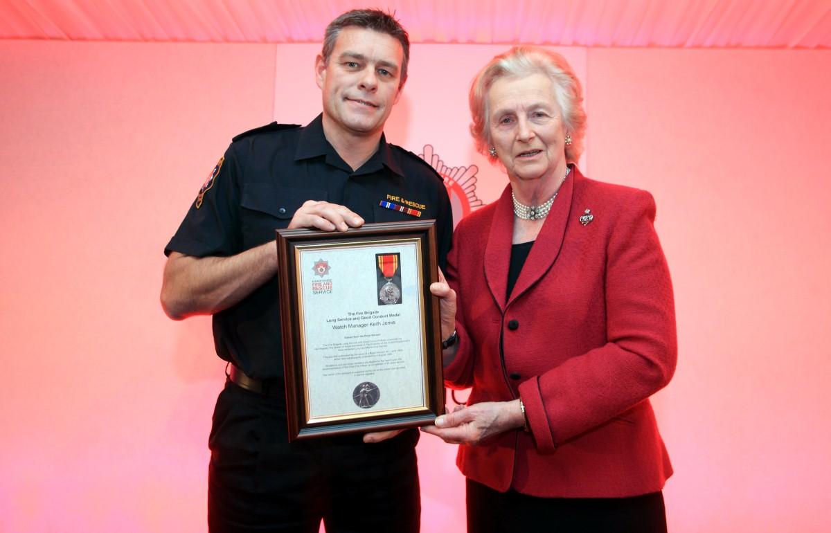 Picture from Hampshire Fires and Rescue Service Celebration of Success 2013.