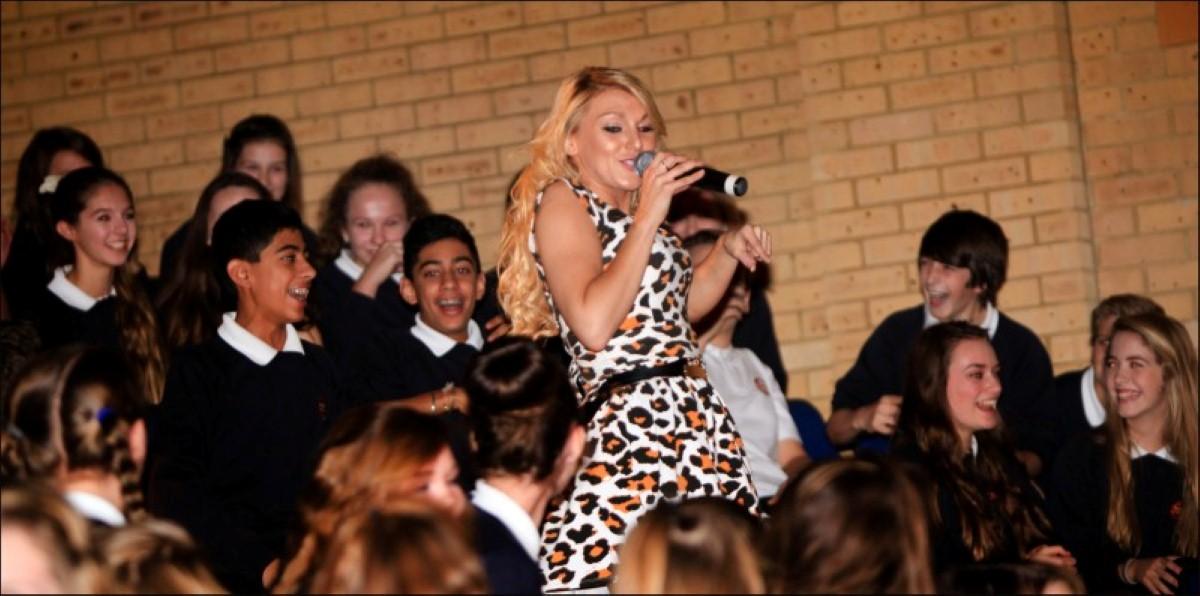 Picture from the NVS performance at Thornden School in Chandlers Ford.