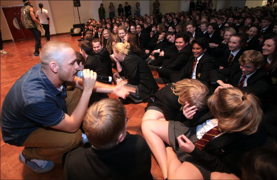 Picture from the NVS performance at Kings School in Winchester