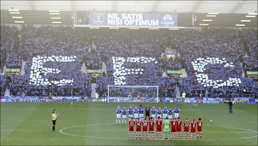 Pictures from Saints Premier League clash with Everton.