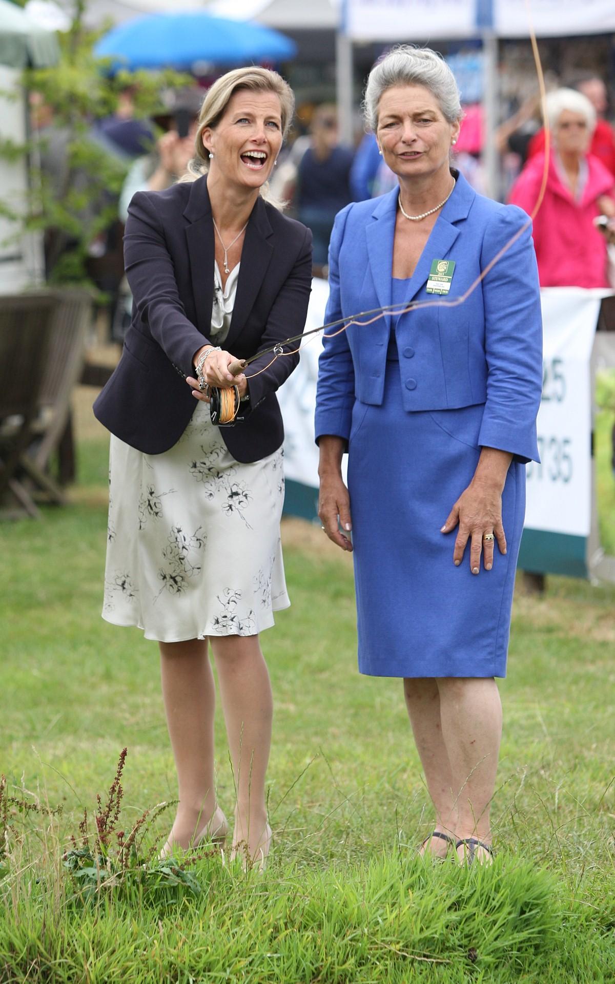 The Year in Pictures - 2013 - The Earl and Countess of Wessex visited the New Forest and Hampshire Country Show. August 2, 2013.