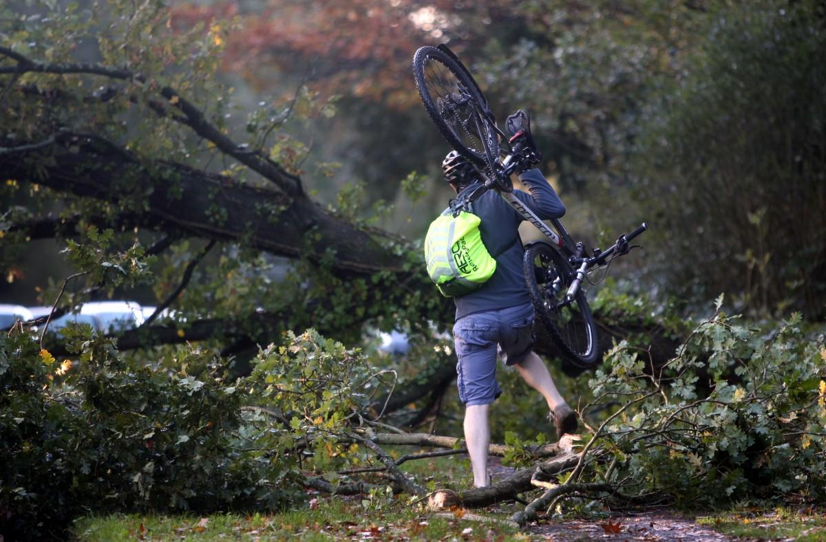 The Year in Pictures - 2013 - Bad weather across the south caused disruption in many areas.