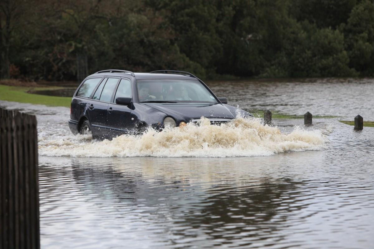 Pictures from the floods in January 2014 - Beaulieu