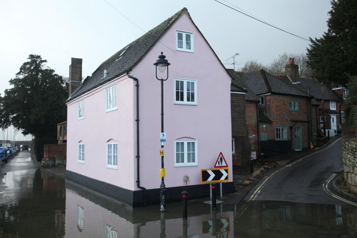 Pictures from the floods in January 2014 - Hamble