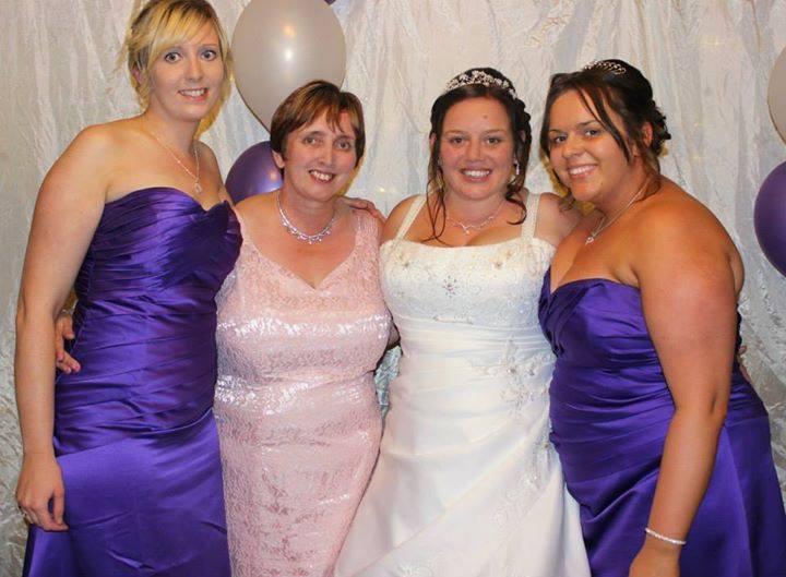 Jill Whitewood with daughters Debbie, Gemma and Natalie