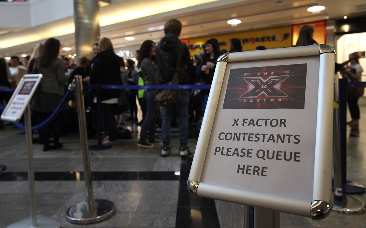 X Factor Auditions in West Quay, Southampton