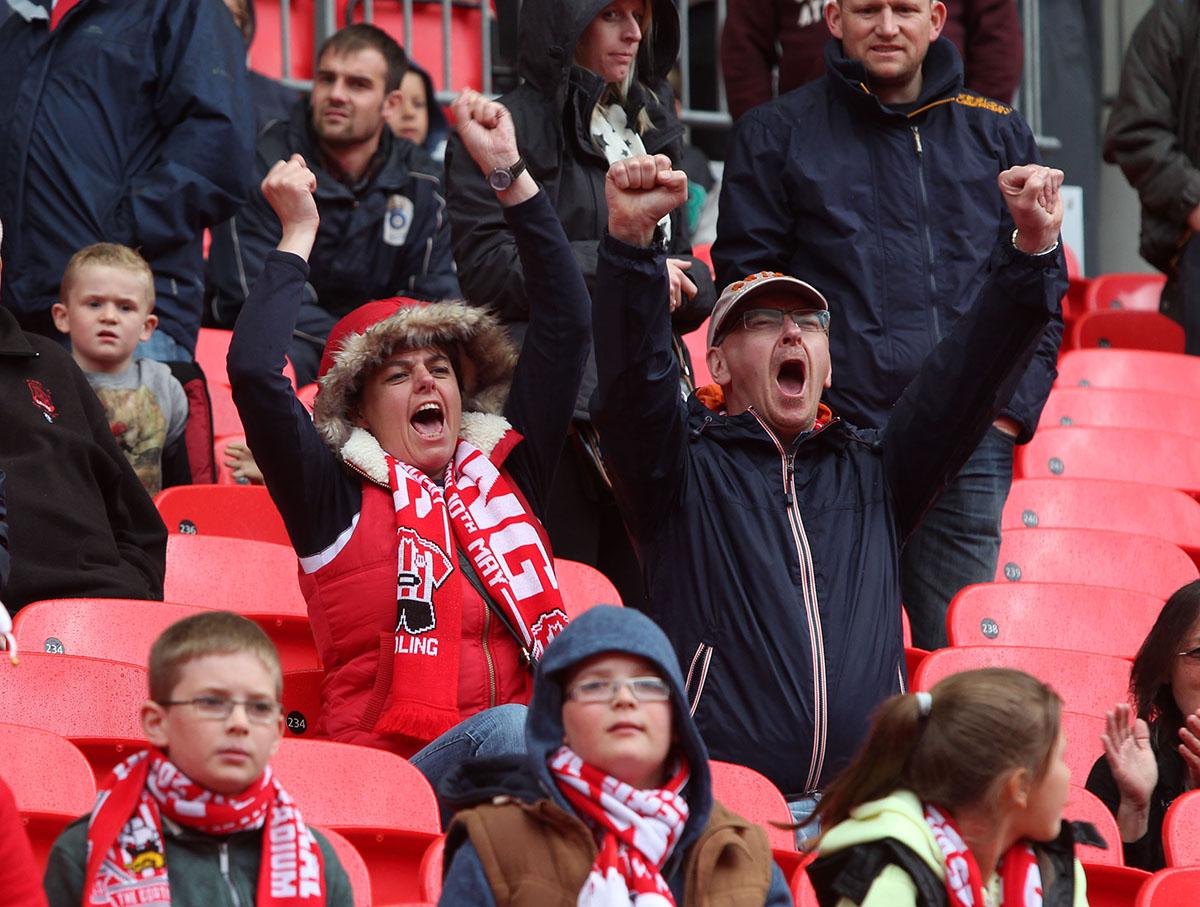 Picture from the Sholing v West Auckland FA Vase Final. 