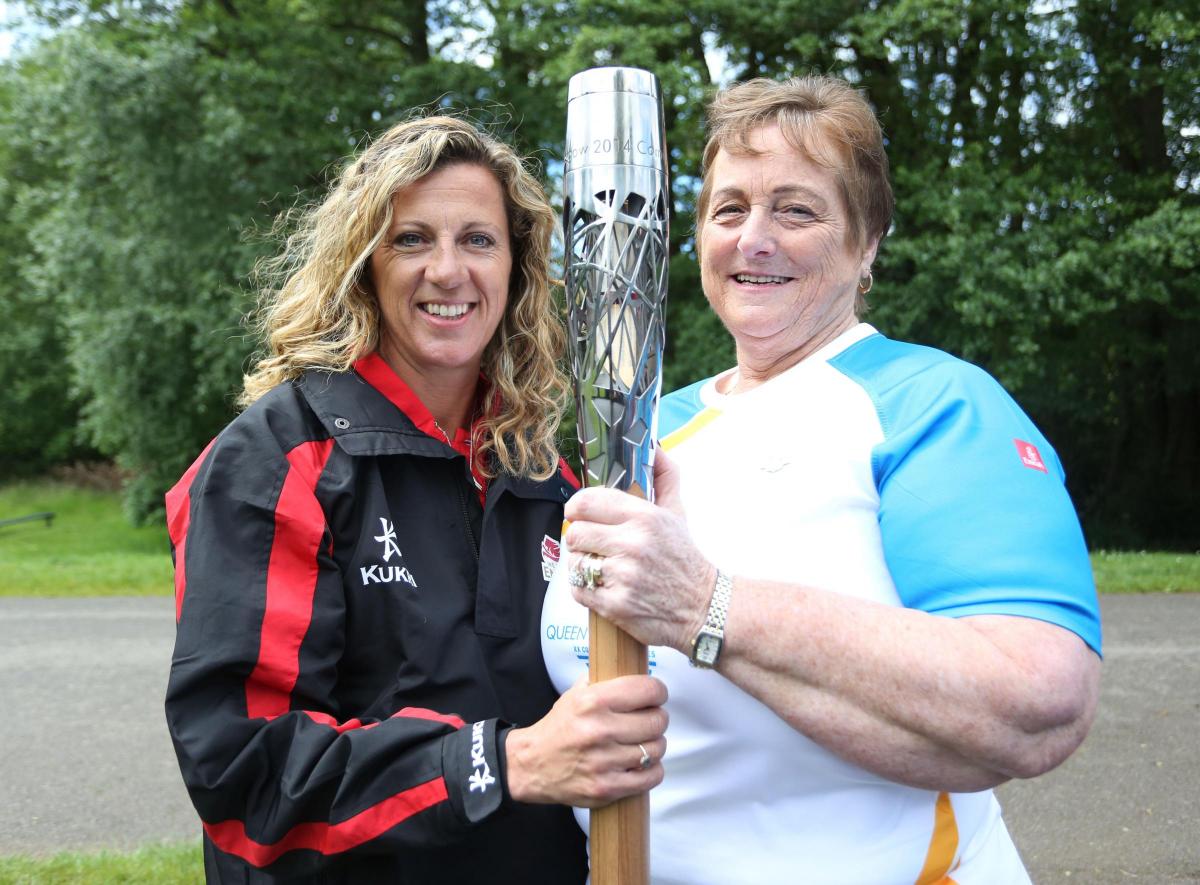 Pictures of the Queen's Commonwealth Baton in Southampton.