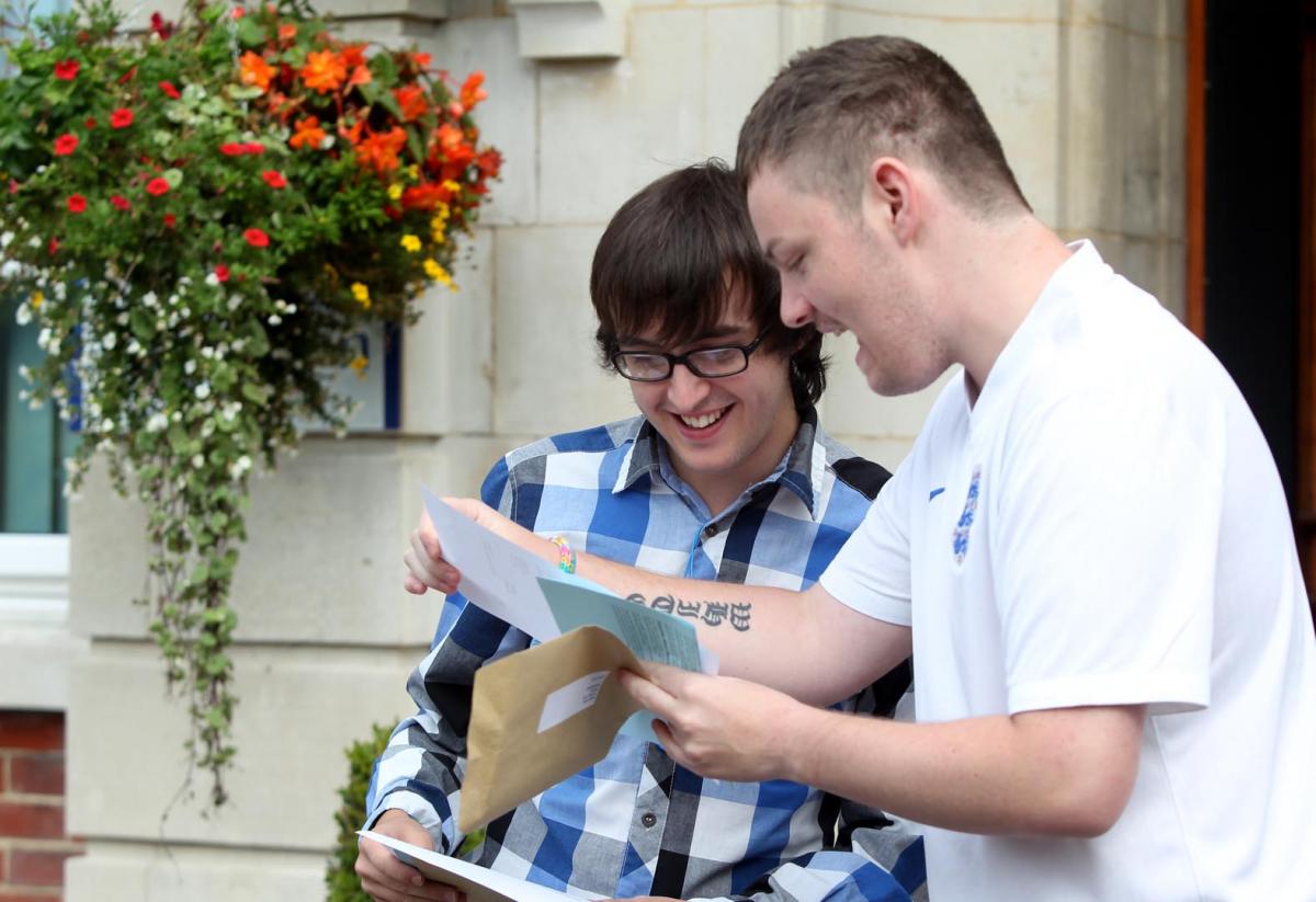 Itchen College - A-Level Results - August 14, 2014.