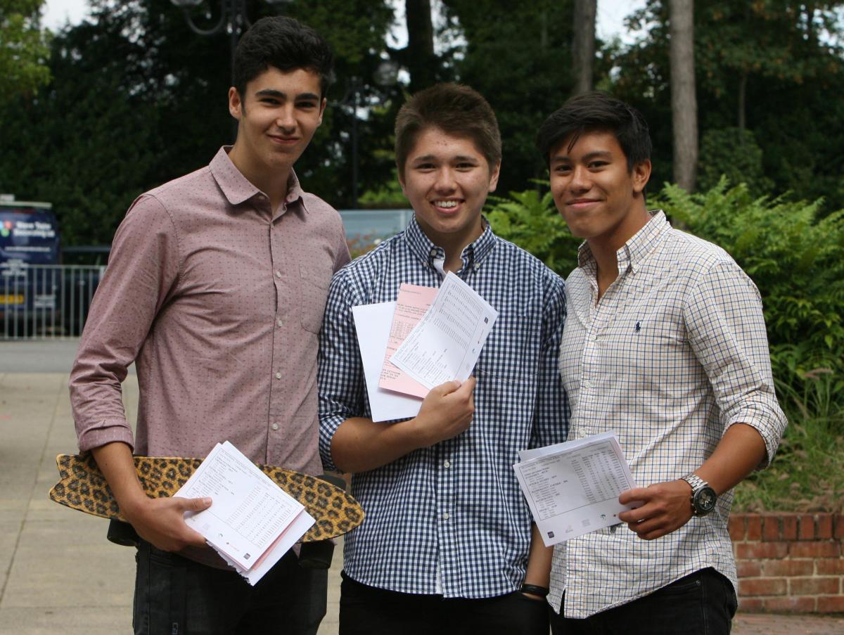 Peter Symonds College - A-Level Results - August 14, 2014.