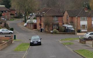 Investigation after man seen driving off from burglary in residential street