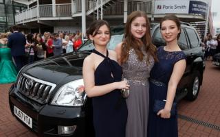PHOTOS: Elegant evening wear and cool cars at Hamble prom
