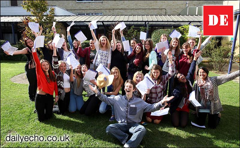 St Anne's Catholic School. Pictures of GCSE results 2014.