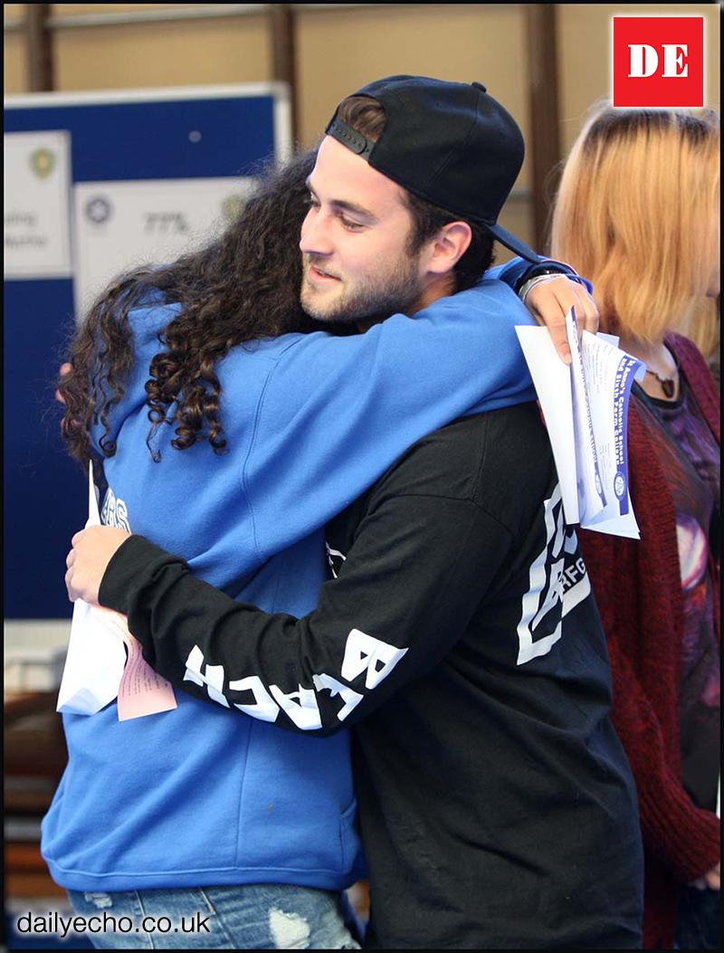 St Anne's Catholic School. Pictures of GCSE results 2014.