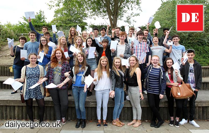 The Westgate School. Pictures of GCSE results 2014