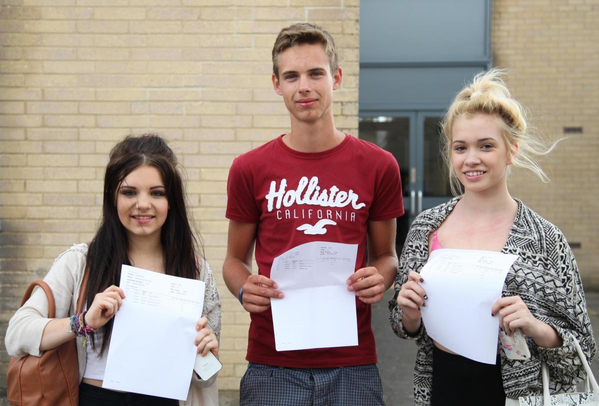 Toynbee School. Pictures of GCSE results 2014