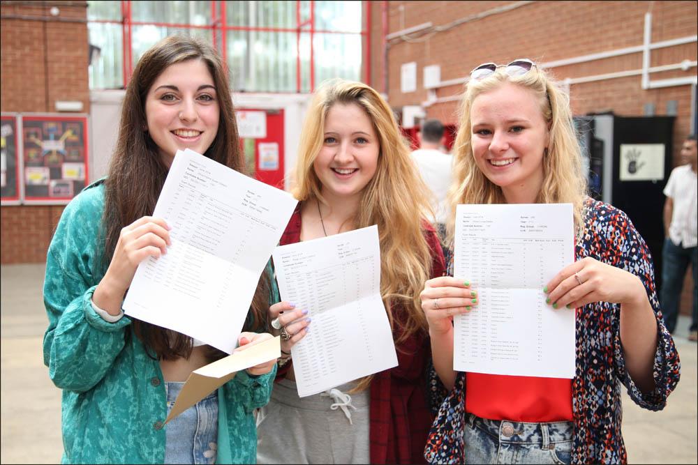 Crestwood College. Pictures of GCSE results 2014
