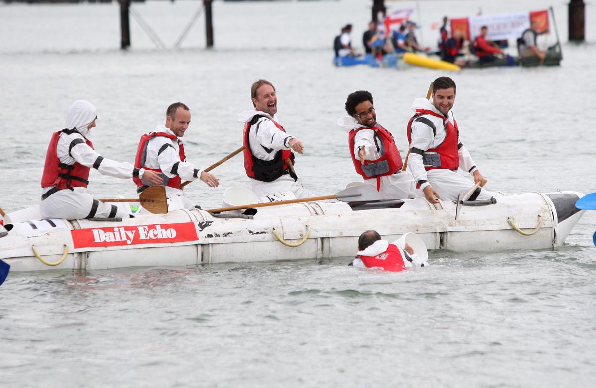 Photos from this year's Great Waterside Raft Race in Hythe Marina