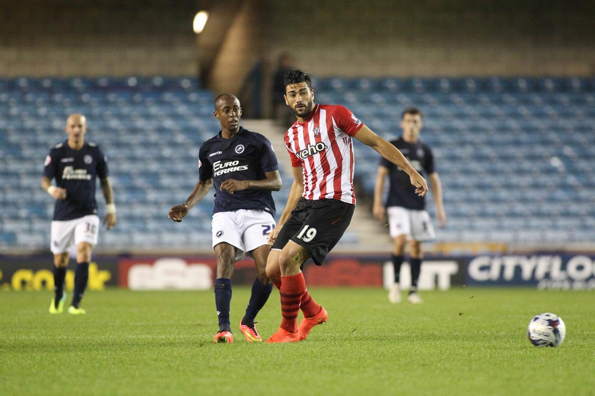 Photos from Millwall v Saints Capital One Cup match at the Den