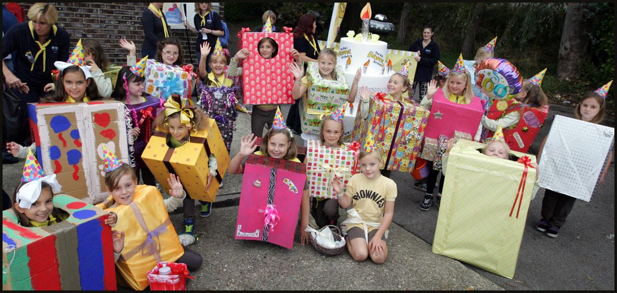 Thousands turned out to watch Ringwood's annual carnival procession.