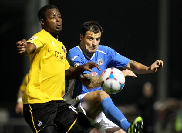 Images from Eastleigh's 1-1 draw with Bristol Rovers in the Vanarama Conference.