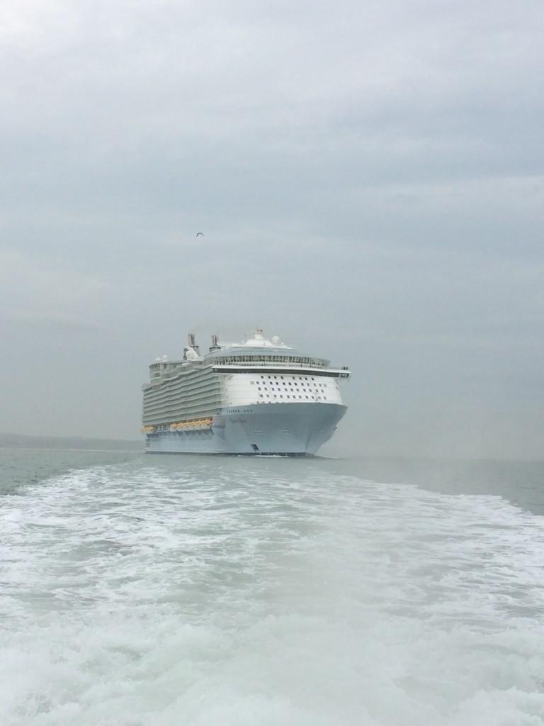Oasis of the Seas visits Southampton. Picture from ABP
