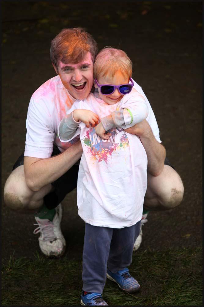 Images from the Run or Dye event at Southampton Sports Centre