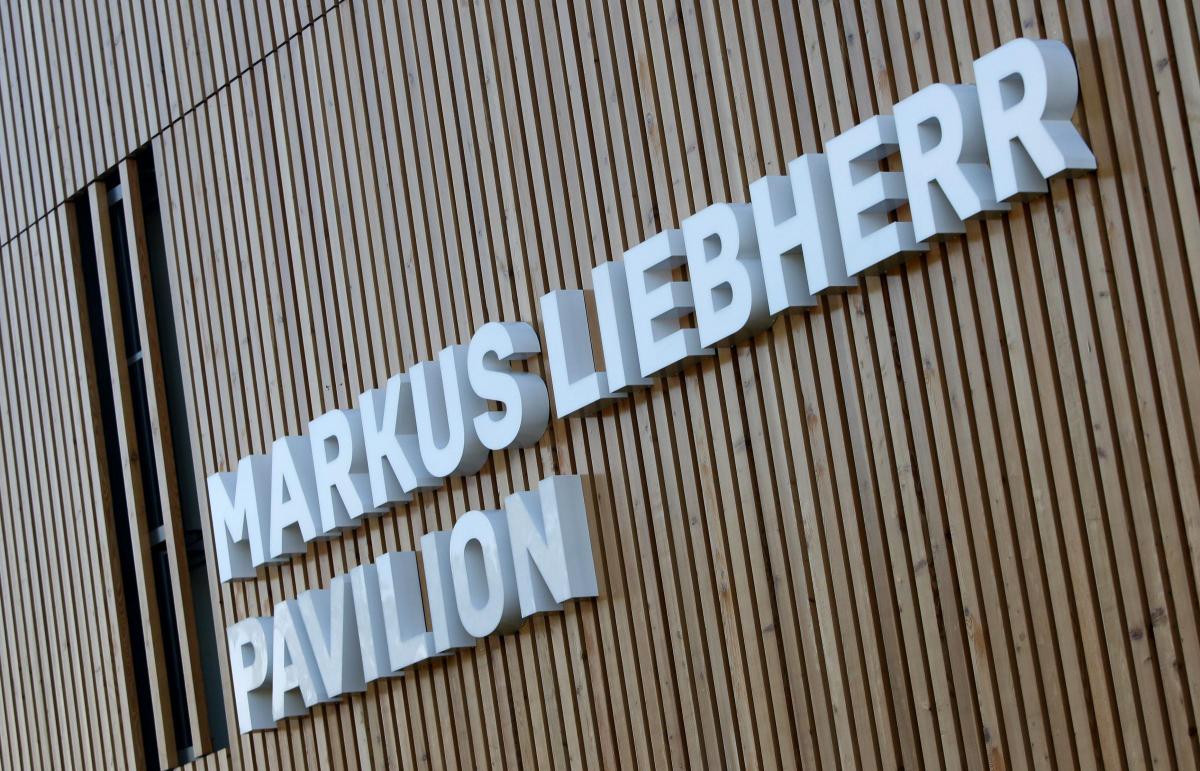 Pictures from the unveiling of the new £30m Staplewood redevelopment, which included a plaque unveiling dedicated to Markus Liebhurr.